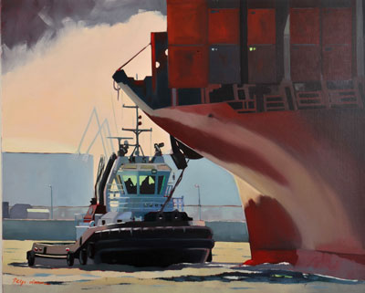 CLIQUER POUR AGRANDIR Scene-portuaire-carmin