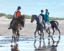 CLIQUER POUR AGRANDIR Chevaux sur la plage de Quiberon II