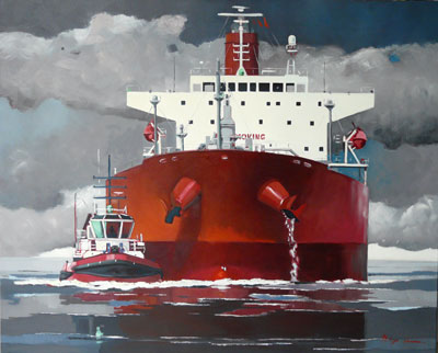 CLIQUER POUR AGRANDIR 100 x 81 Lumieres portuaires N°4