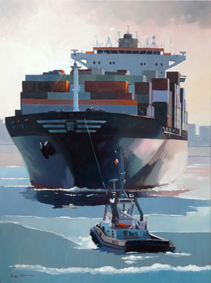 CLIQUER POUR AGRANDIR 130 x 97 Lumieres portuaires N°5