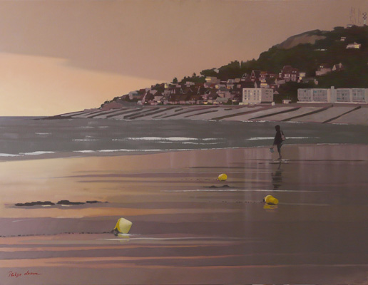 CLIQUER POUR AGRANDIR 150X50 un-soir-a-la-plage-de-saint-adresse.jpg