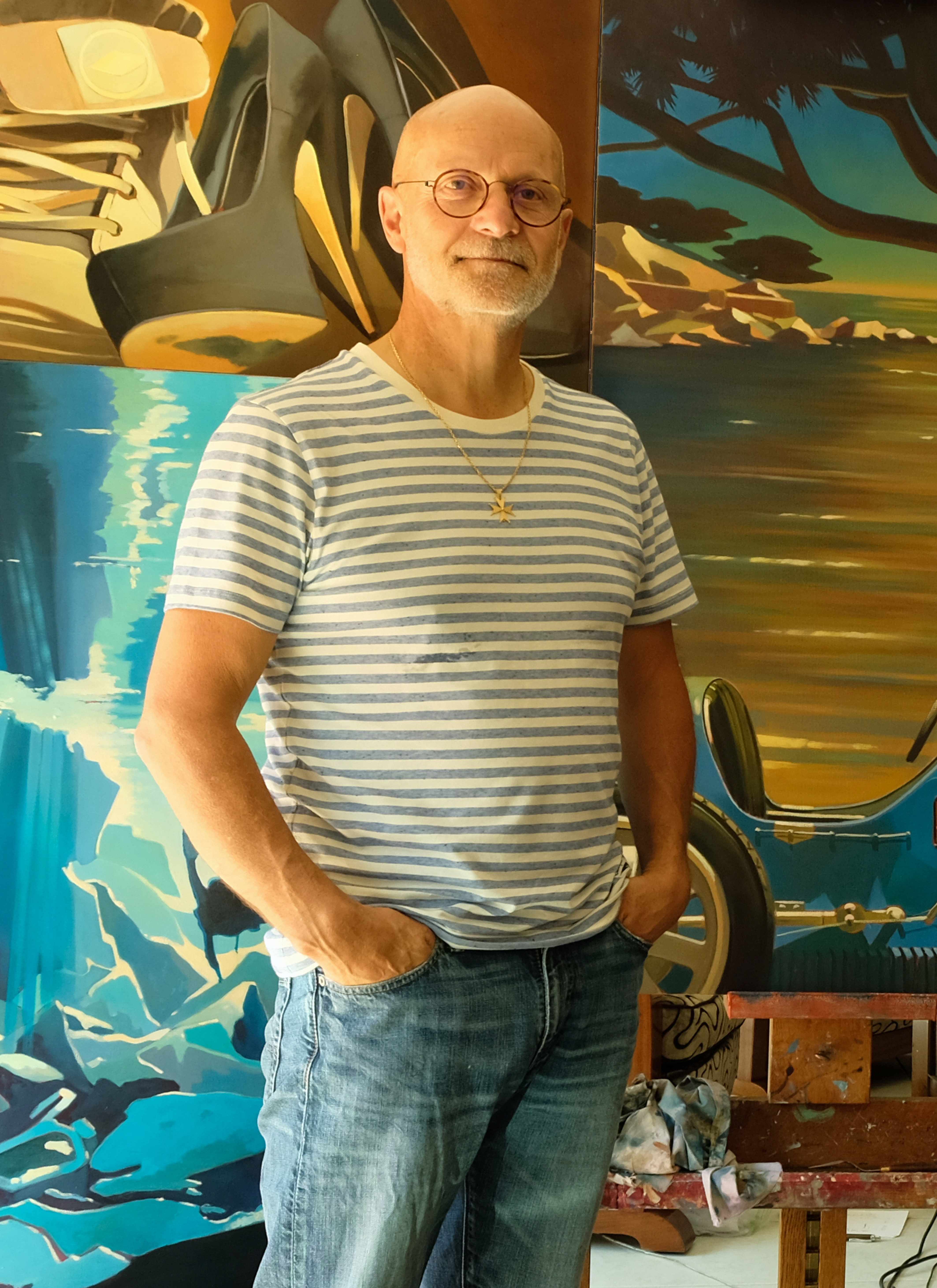 photo du peintre Philippe Leroux